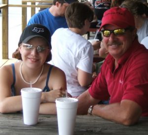 Jen Hedrick and her father, Steve.