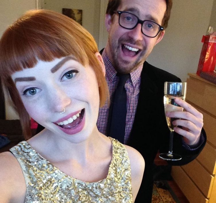 Taylor and Collin celebrate NYE 2016.