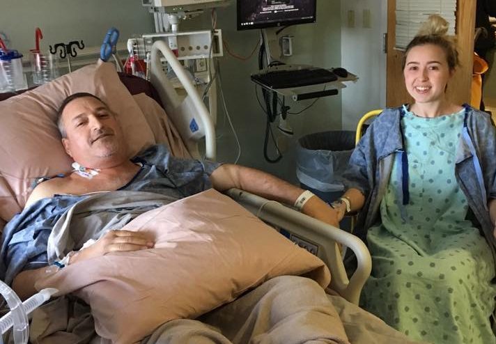 Kaleigh Whitelaw gave her dad a kidney.