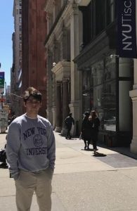 Rutger will start classes at NYU in the fall. 