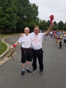 Gary Rafferty and Denis Popp at the 2019 Heart Walk