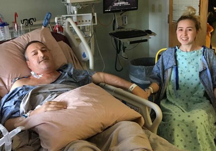 Kaleigh Whitelaw gave her dad a kidney.