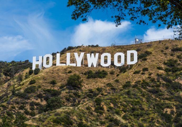 Photo taken from the Hollywood hills, Los Angeles California on April 17, 2017