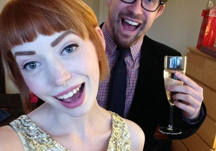 Taylor and Collin celebrate NYE 2016.